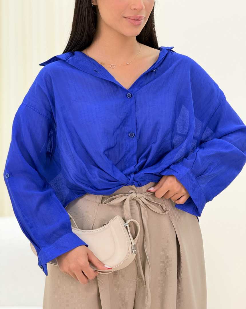 شومیز جلو گره(119)کد:7493