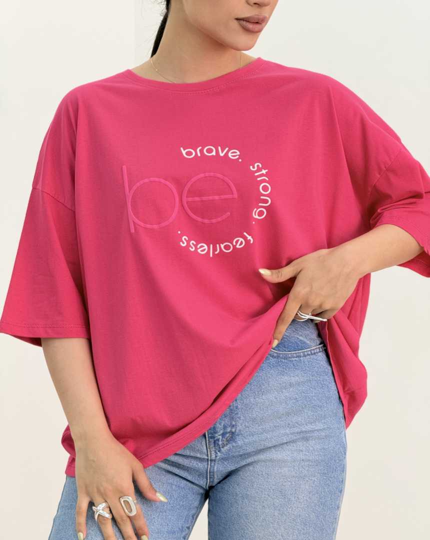 تیشرت BRAVE STRONG FEARLESS(119)کد:7107