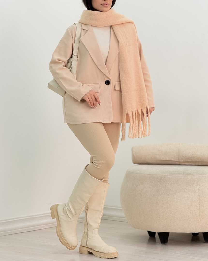 کت تک دکمه شقایق(32)کد:6465