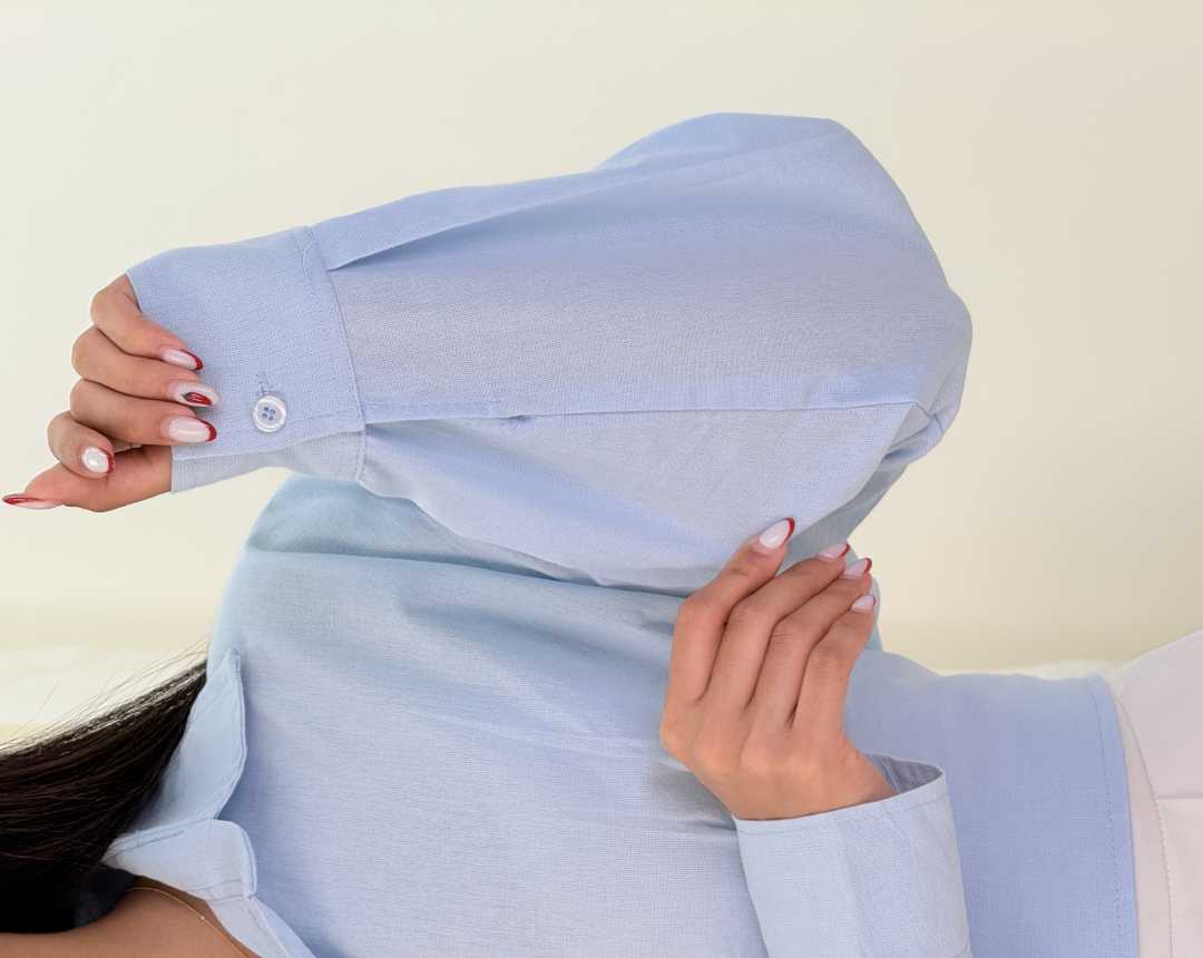 شومیز پشت بند عروسکی(119)کد:7601