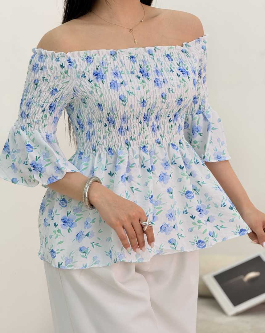 تاپ شومیز گل ریز(41)کد:6949