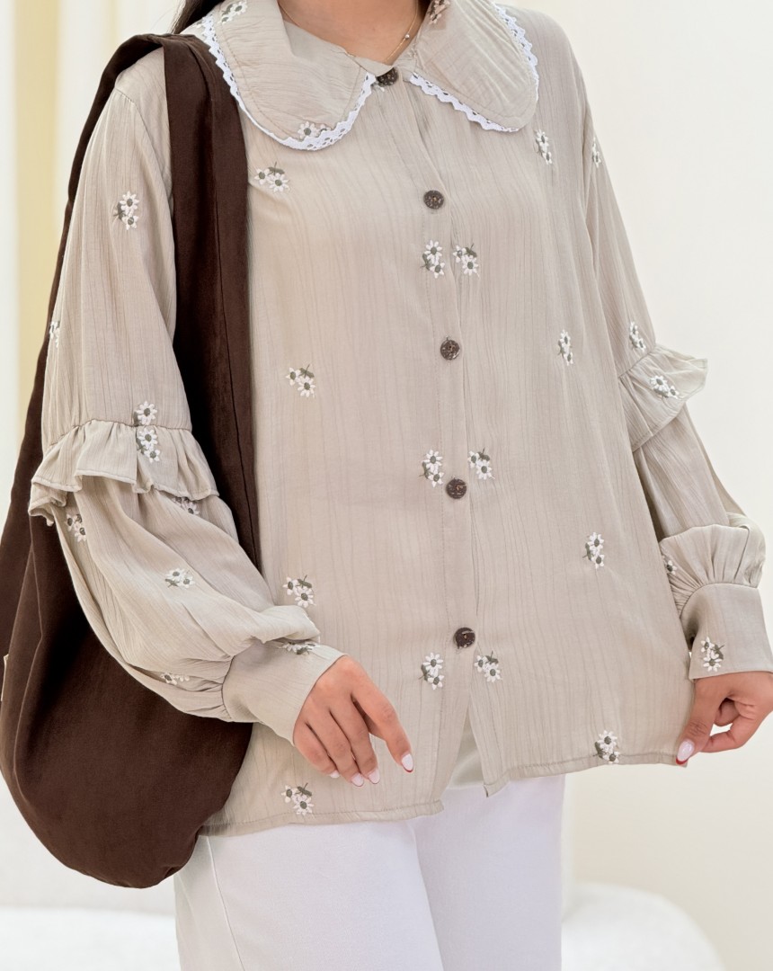 مانتو عروسکی گل(119)کد:7494