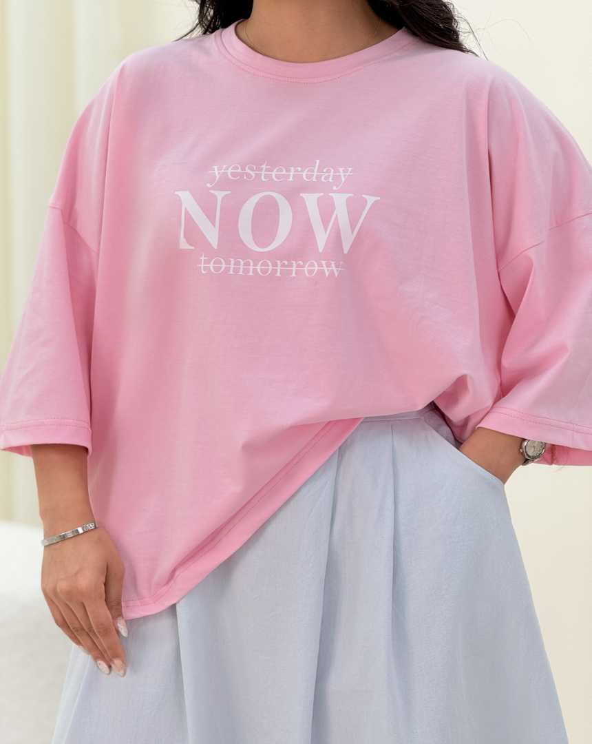 تیشرت باکسی now (119)کد:7741