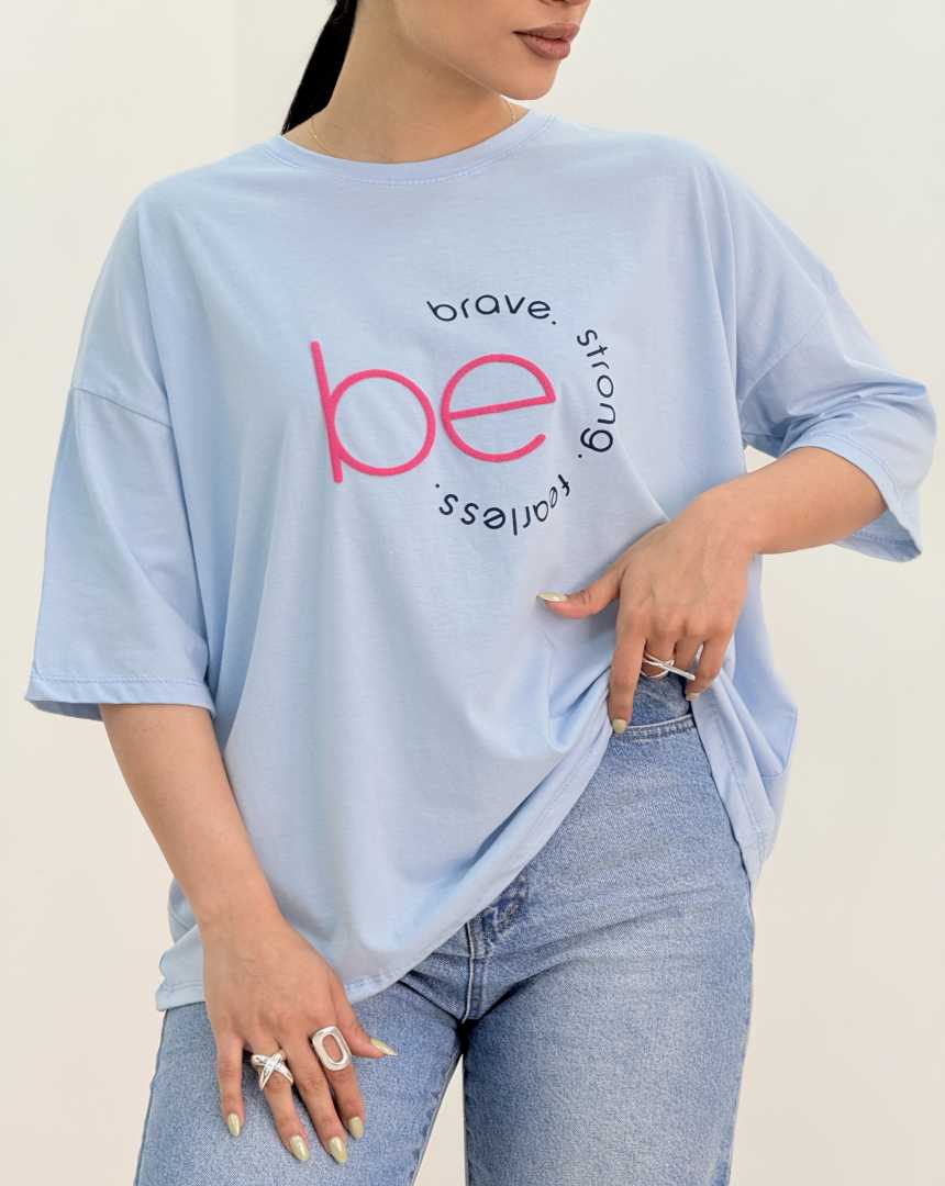 تیشرت BRAVE STRONG FEARLESS(119)کد:7107