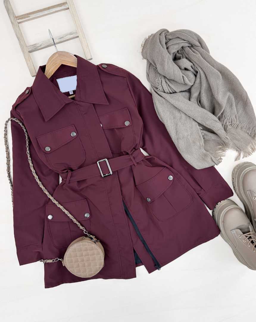 بارونی چهارجیب آتوسا(32)کد:6396