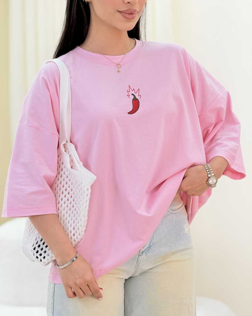 تیشرت باکسی فلفل(119)کد:7378