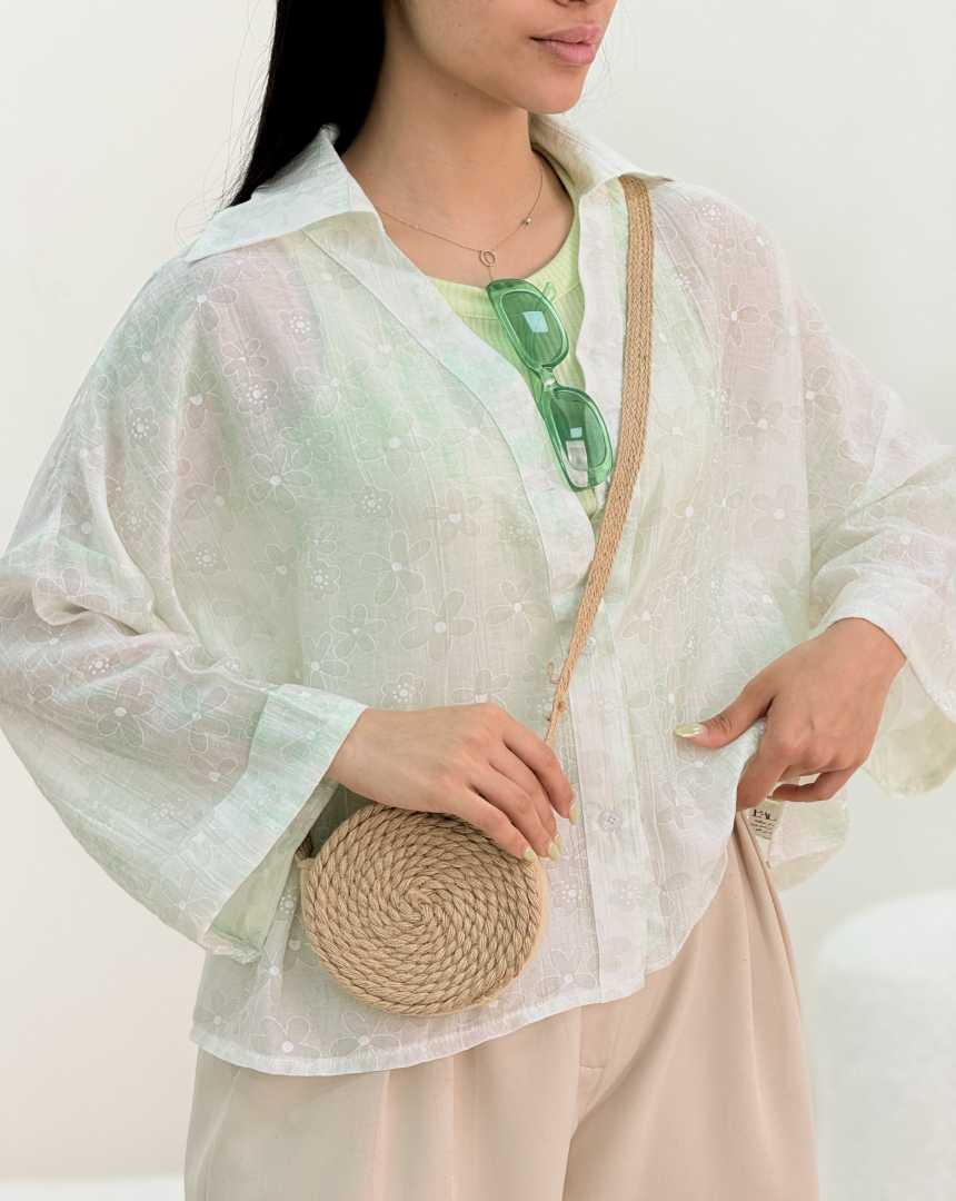 شومیز گلدار(119)کد:7304