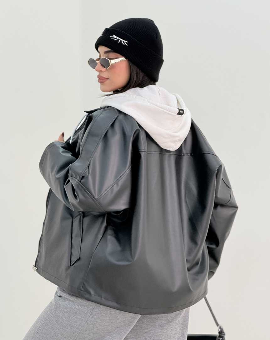 کاپشن چرم آرمیتا(118)کد:6673