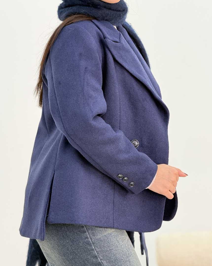 پالتو دودکمه نگین(1)کد:6610