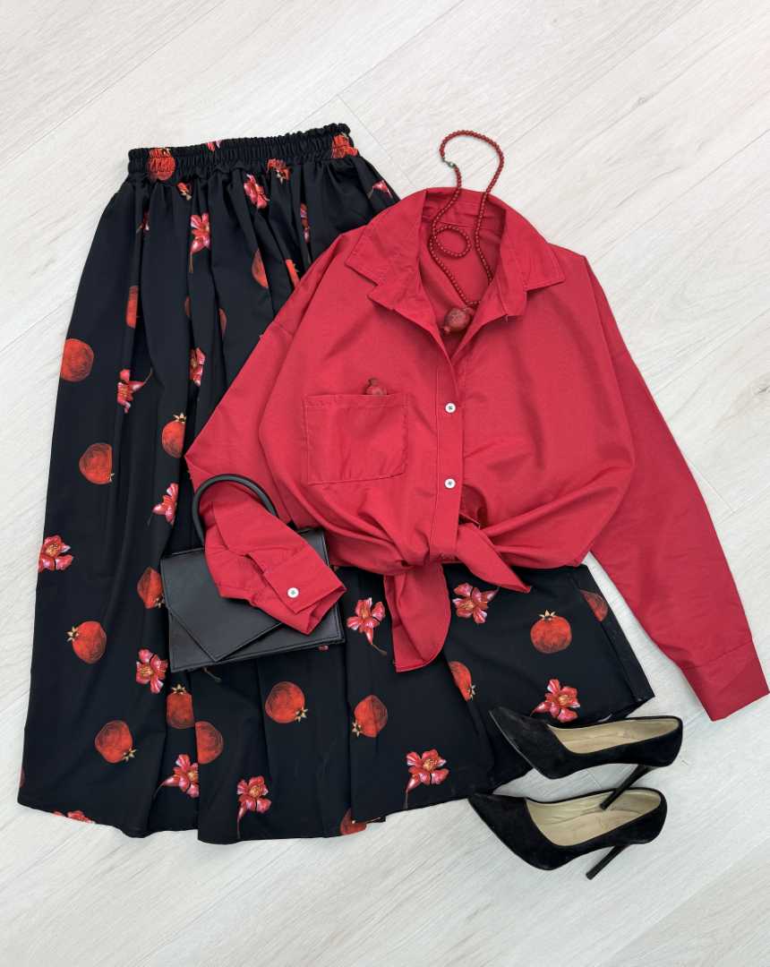 شومیز دامن نیهان(119)کد:6574