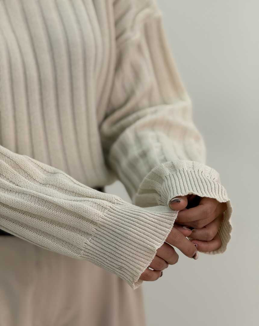 بافت یقه اسکی لونا(41)کد:6565