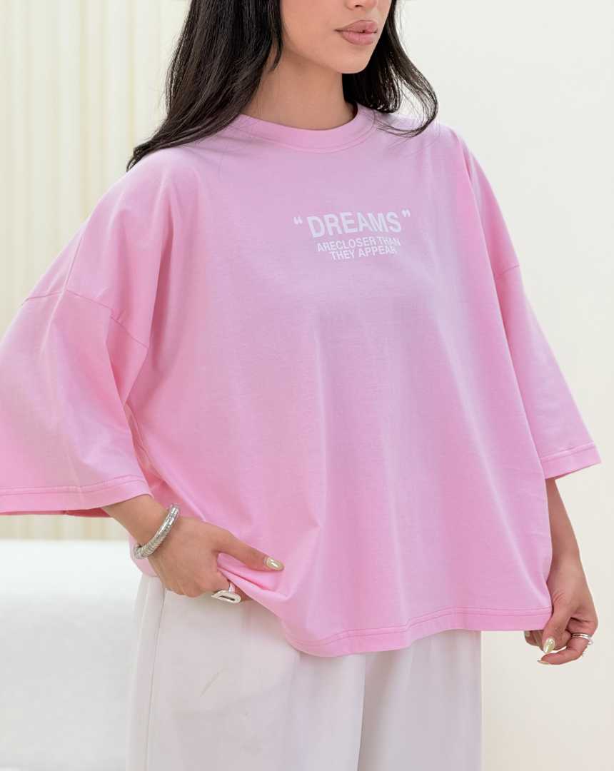 تیشرت باکسی dreams(119)کد:7372