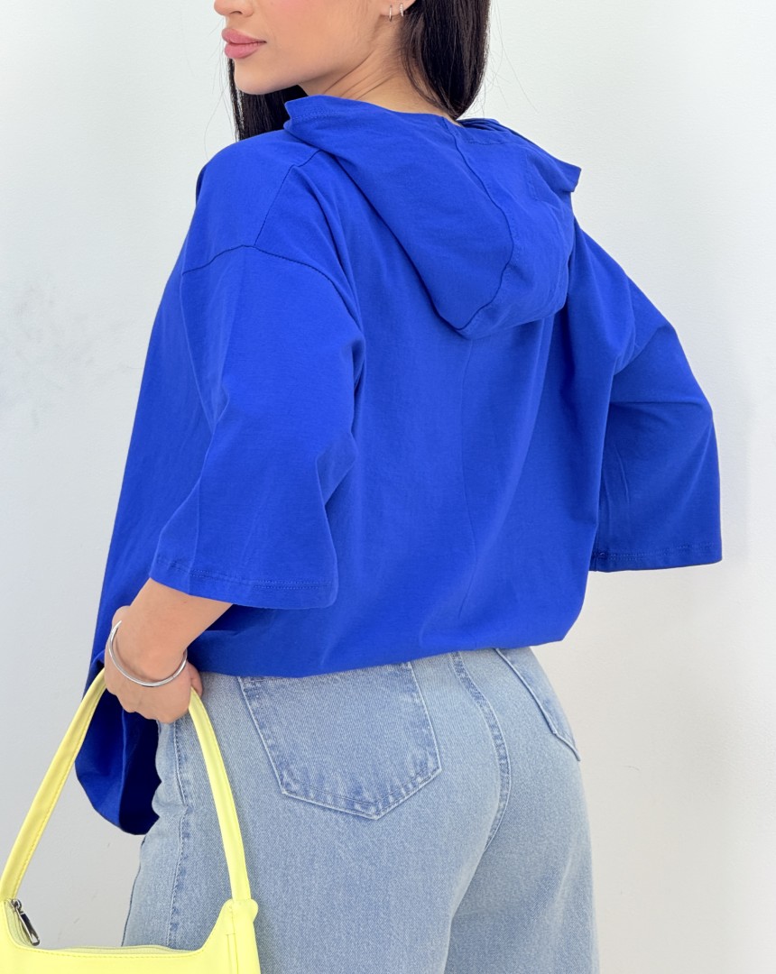 تیشرت کلاهدار عسل(37)کد:5563