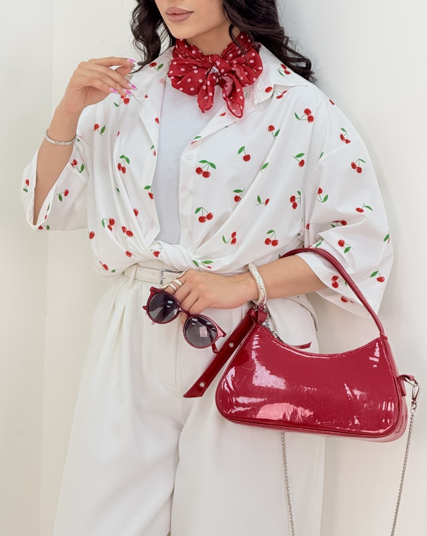شومیز جلوگره ترمه(101)کد:5578
