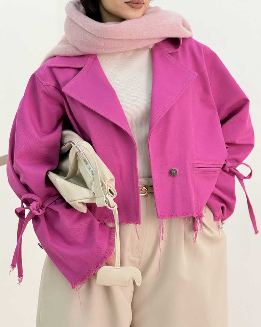 کت آستین دکمه دلارا(124)کد:6625