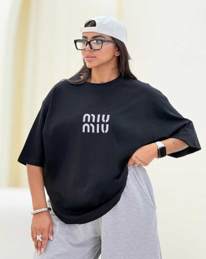 تیشرت باکسی miu miu(119)کد:7508