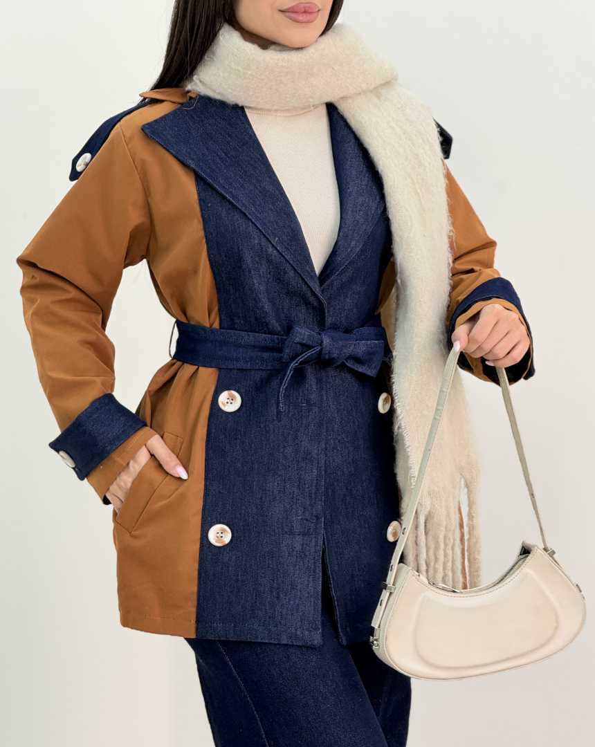 بارونی ترکیبی چهاردکمه آرالیا(41)کد:6121