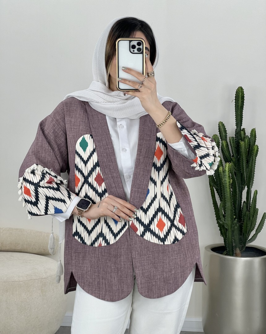 مانتو ترکیبی نازلی(5)کد:5793