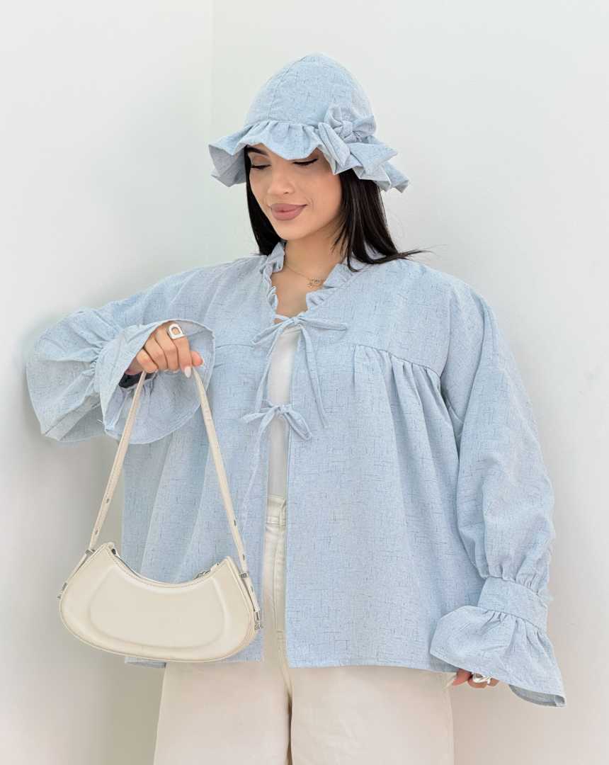 شومیز عروسکی کلاهدار(122)کد:6971