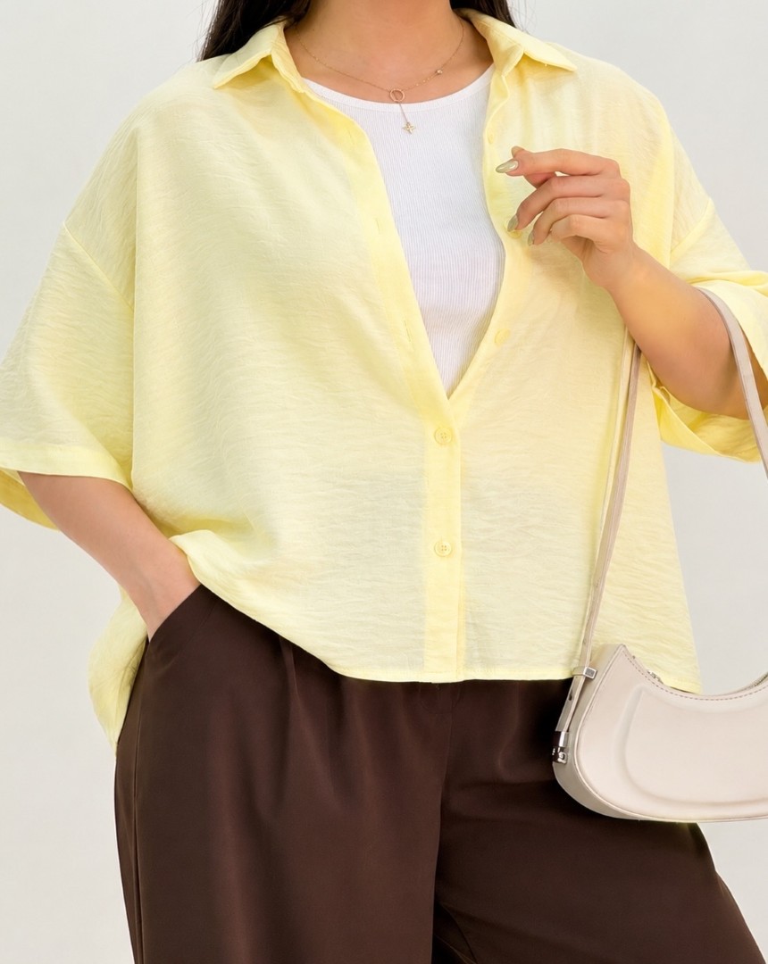 شومیز باکسی ساده (101)کد:7162