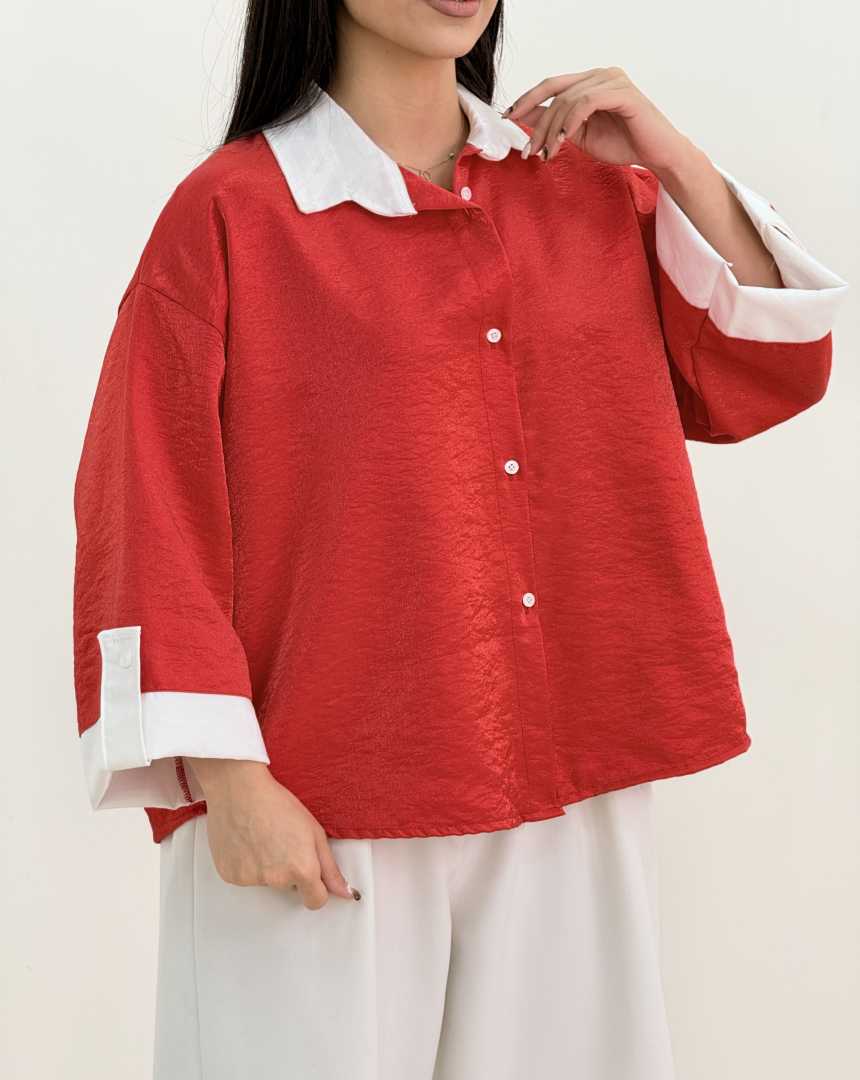 شومیزترکیبی مارلین(41)کد:6543