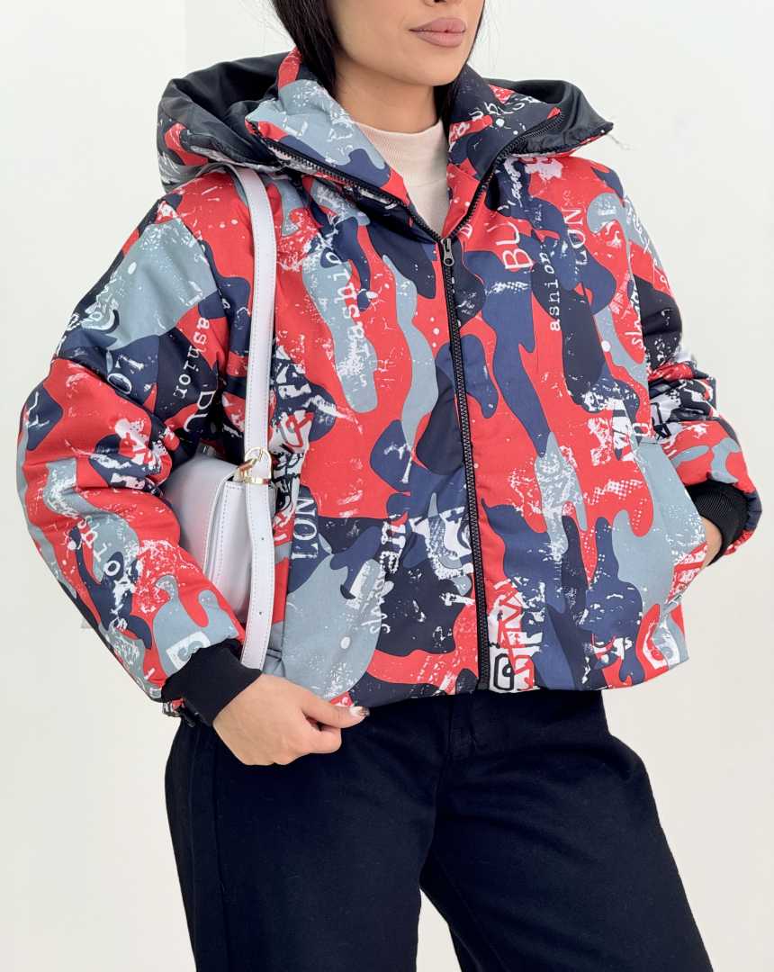 کاپشن طرح دار لیدا(118)کد:6372