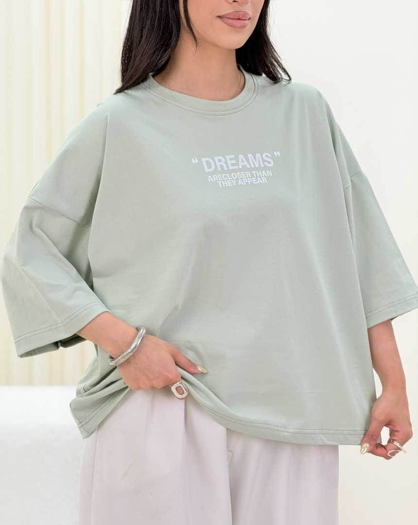 تیشرت باکسی dreams(119)کد:7372
