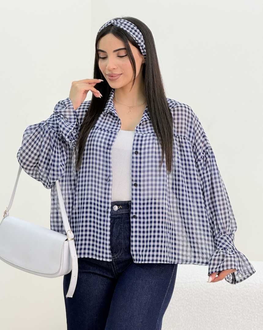 شومیز عروسکی چهار خونه(2)کد:7062