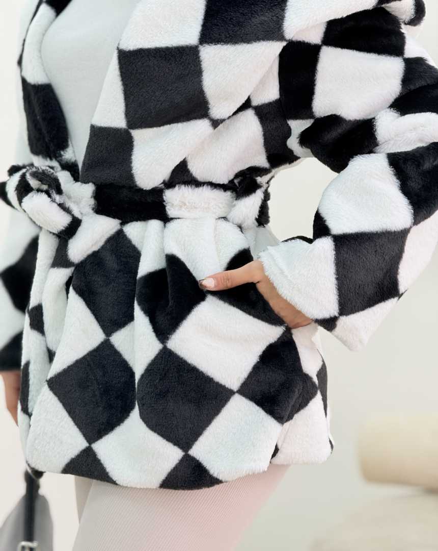 پالتو پوست سوین(31)کد:6569