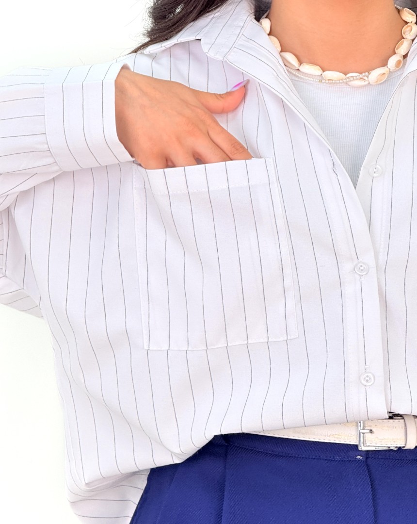 شومیز راه راه سارا(2)کد:5406