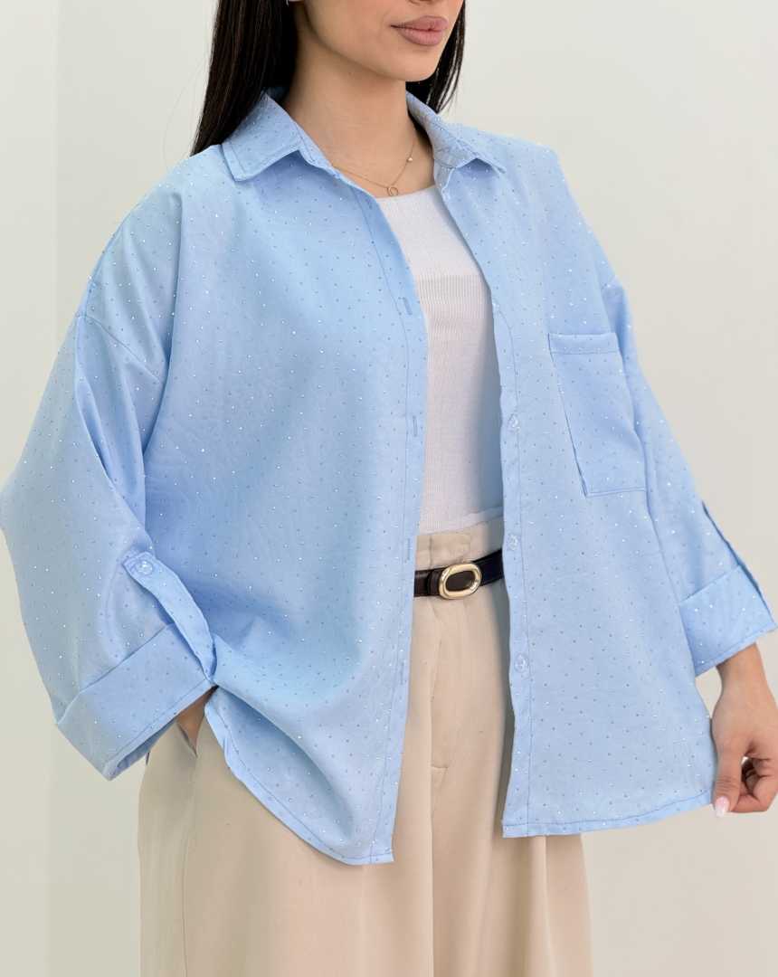 شومیز تک جیب ترلان(119)کد:6782