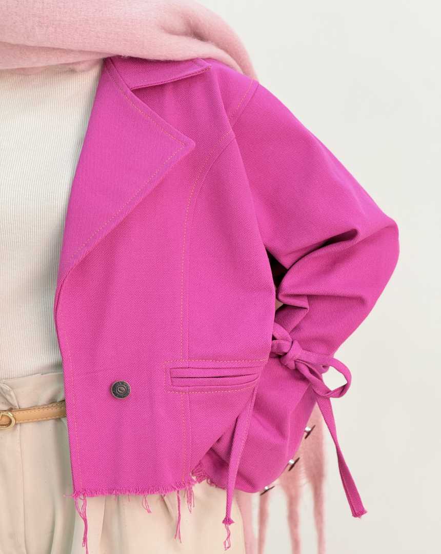 کت آستین دکمه دلارا(124)کد:6625