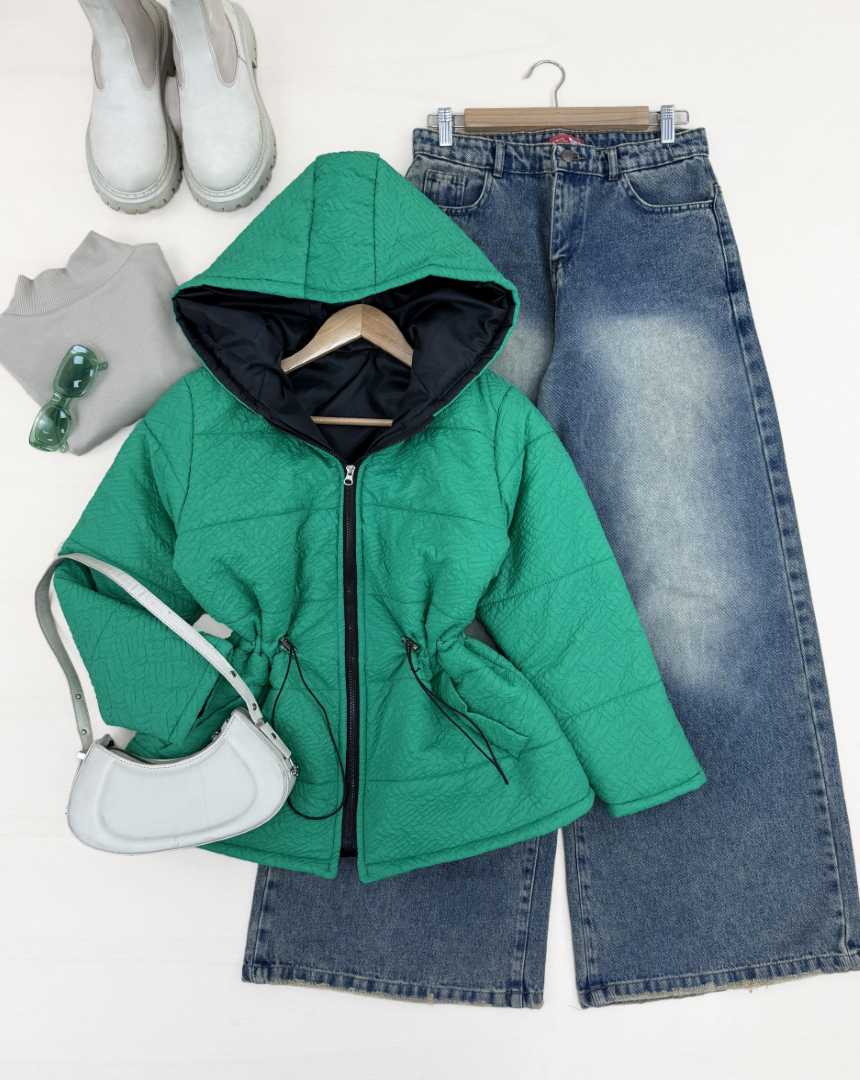 کاپشن کمرگت ژاله(41)کد:6644