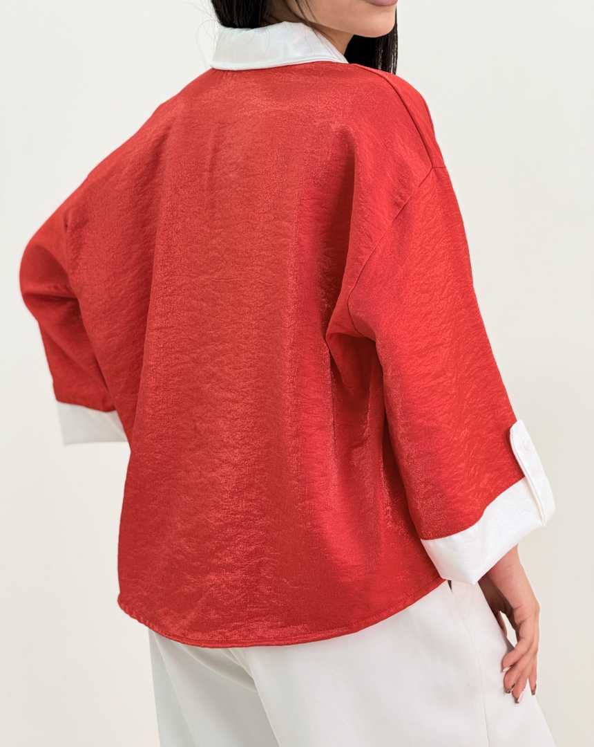 شومیزترکیبی مارلین(41)کد:6543