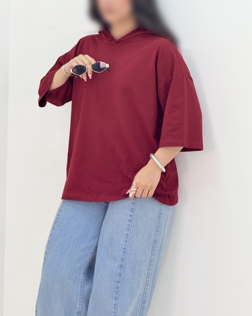 تیشرت کلاهدار سارگل(37)کد:5498
