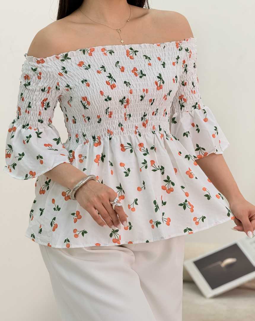 تاپ شومیز گل ریز(41)کد:6949