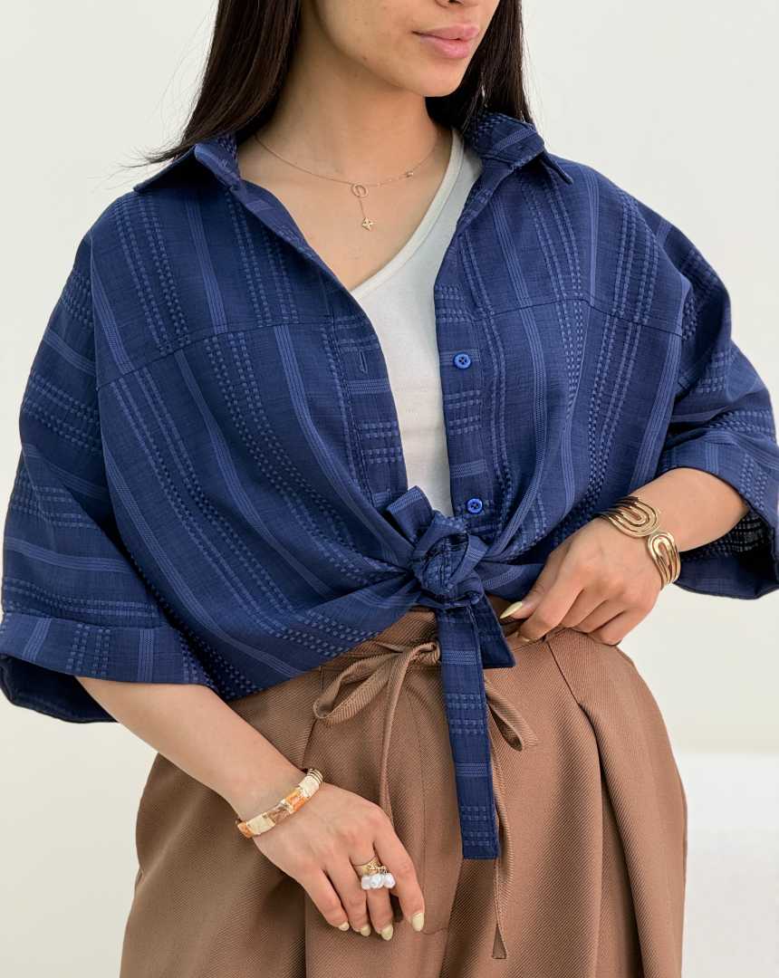 شومیز کراپی کوک دوزی(72)کد:7137