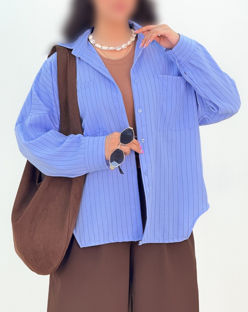 شومیز راه راه سارا(2)کد:5406