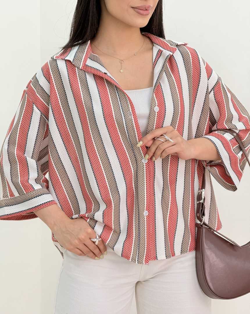 شومیز راه راه(119)کد:7144