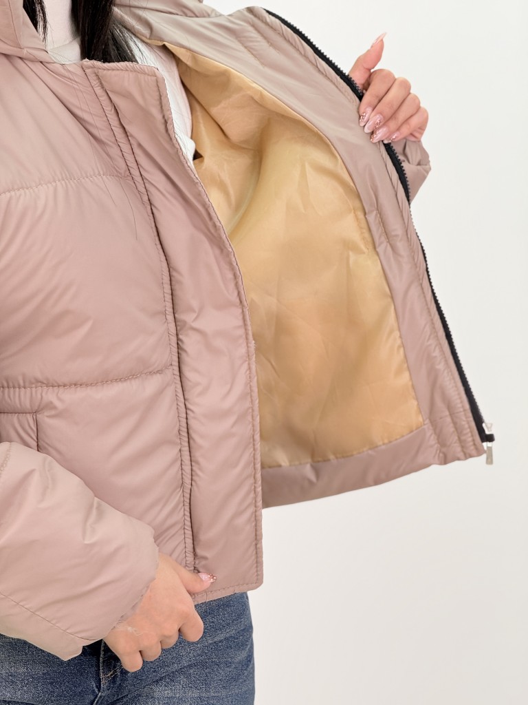 کاپشن کلاهدار چسبی(2)کد:8324