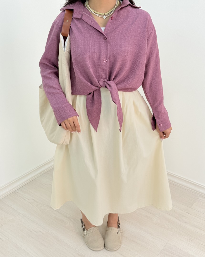 شومیز گره ای نیلگون(118)کد:5772