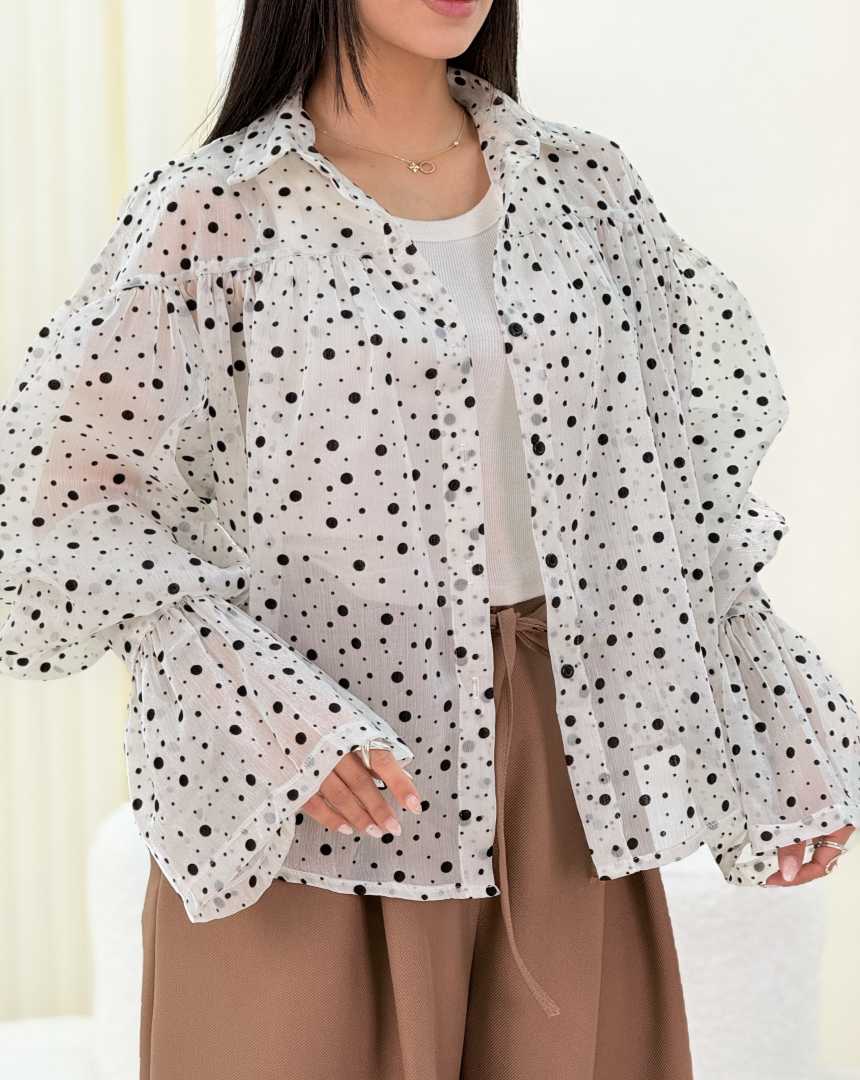 شومیز حریر عروسکی(124)کد:7692