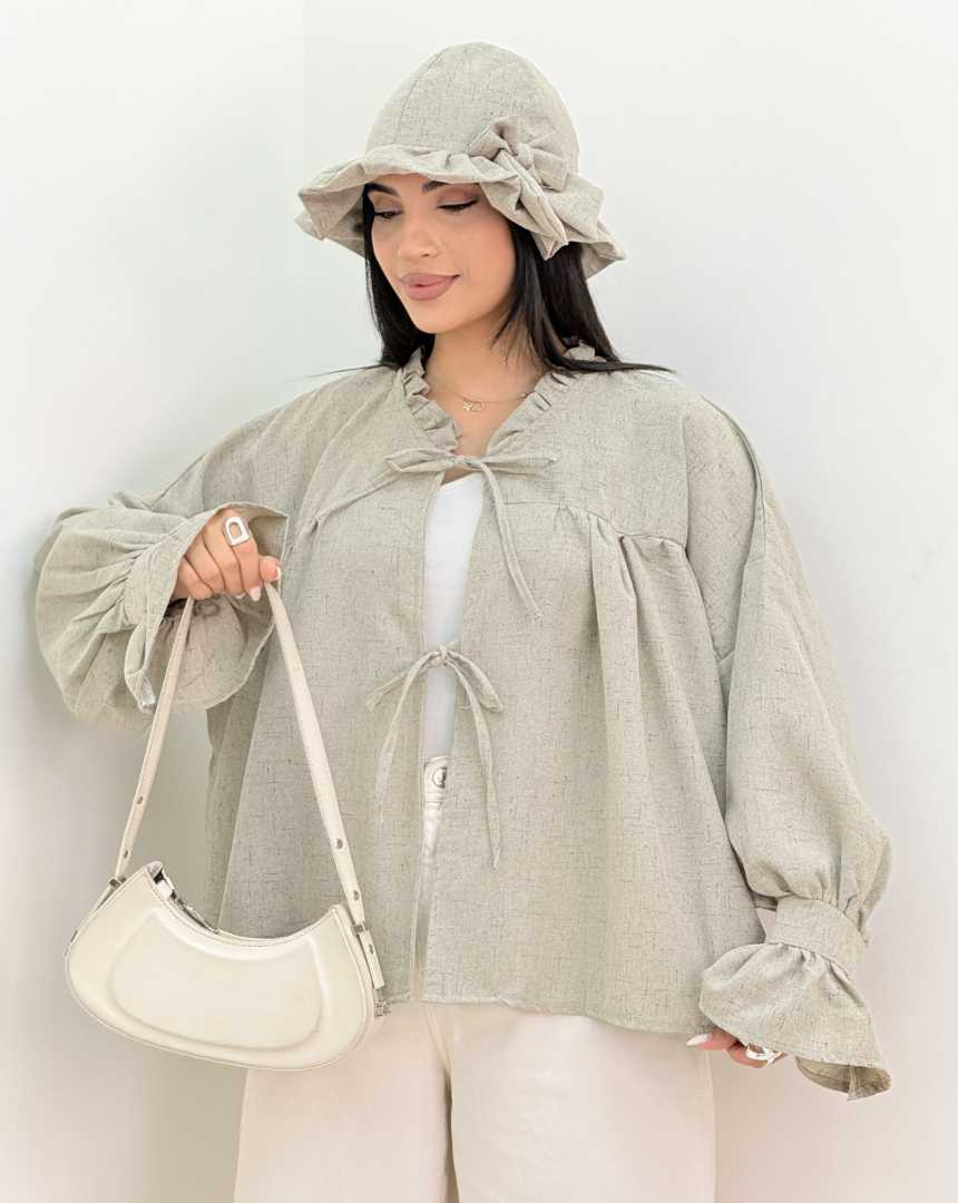 شومیز عروسکی کلاهدار(122)کد:6971
