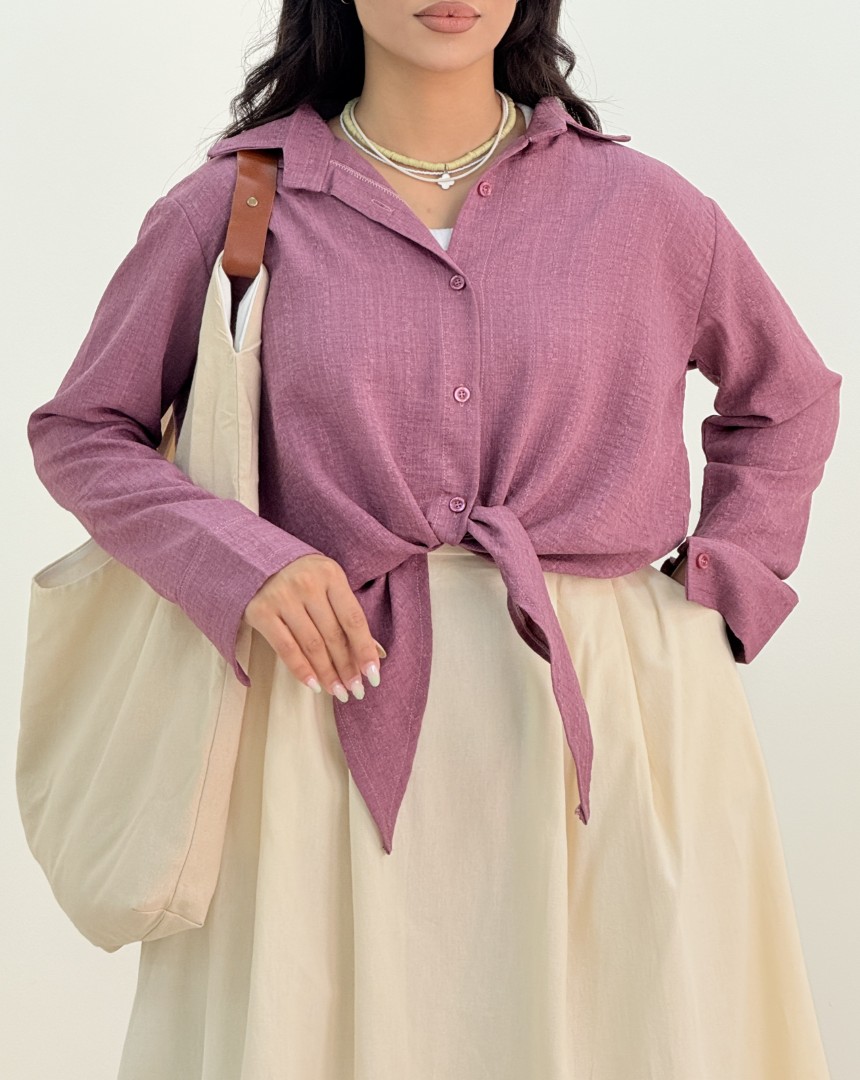 شومیز گره ای نیلگون(118)کد:5772