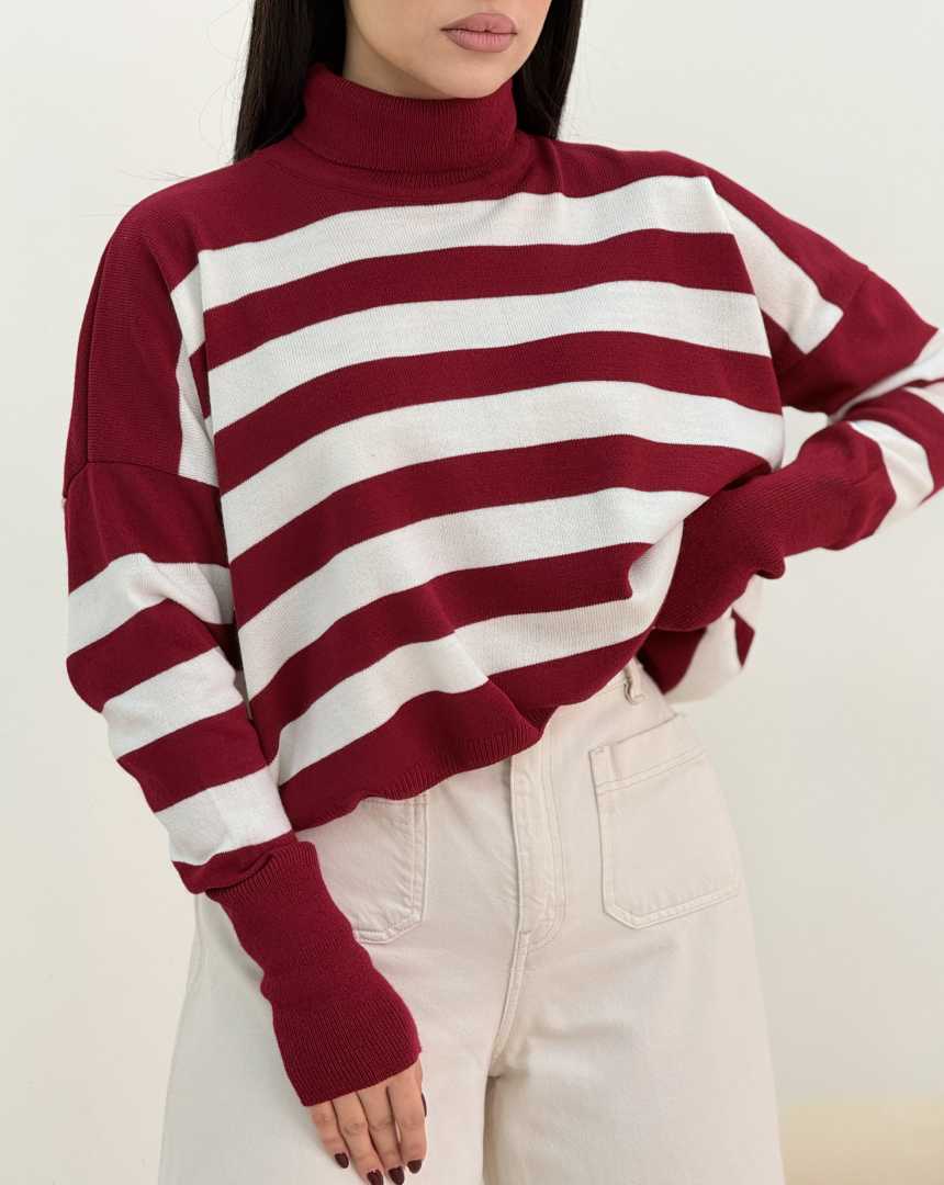 بافت یقه اسکی هنگامه(119)کد:6661