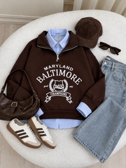 دورس نیم زیپbaltimore(127)کد:8320